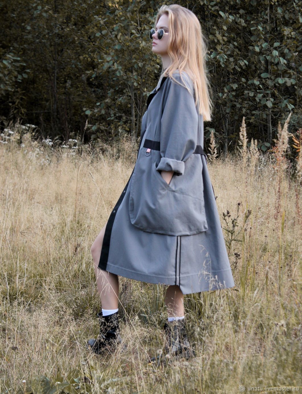 Плащ свободного кроя. Куртка женская в интернет-магазине Ярмарка ...