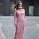 Knitted pink dress. Dresses. SHAPAR - knitting clothes. My Livemaster. Фото №5