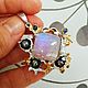 Pendant 'Reflection' with moonstone, sapphires and pearls h. Pendants. SELENA. Online shopping on My Livemaster.  Фото №2
