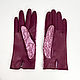 Перчатки кожаные "Моцарт" с французким кружевом. Перчатки. LA1007 - изделия из натуральной кожи. Ярмарка Мастеров.  Фото №5