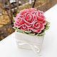 Silicone soap/candle mold 'Box with roses', Form, Istra,  Фото №1