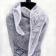 Mini shawl with knitting needles 'Haze'. Shawls. Lisonok (Lisonok). Online shopping on My Livemaster.  Фото №2