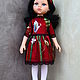 Party dress and headband for Paola Reina doll (red), Clothes for dolls, Solnechnogorsk,  Фото №1