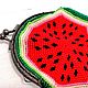 Кошелек-монетница с фермуаром "Арбузик". Монетницы. La-Biser / Изделия из бисера. Ярмарка Мастеров.  Фото №5