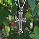 Order Cross male-female made of 925 sterling silver HH0080. Sunny Silver. Livemaster. . Cross Фото №3