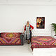 Red 220x225sm double. Blankets. Quilter Elena Mazurova. My Livemaster. Фото №4