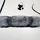 Fur detachable collar fringe Fox fur No. №1. Collars. Mishan (mishan). My Livemaster. Фото №4