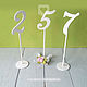 Wedding numbers for guest tables. Sets accessories. Maxdecor. Online shopping on My Livemaster.  Фото №2