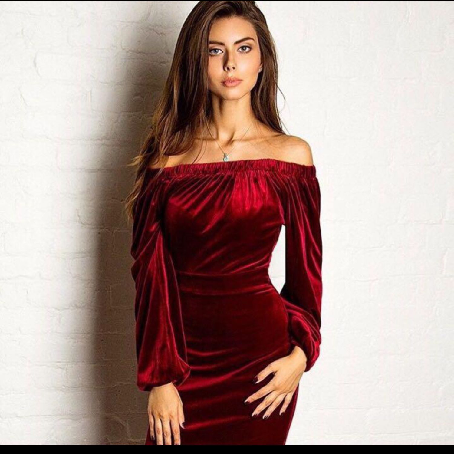 Бархатное платье в пол в интернет-магазине Ярмарка Мастеров по цене 8000 ₽ – SS61IRU