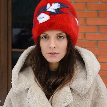 Аксессуары ручной работы. Ярмарка Мастеров - ручная работа Косынка норка. Handmade.