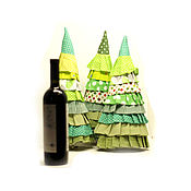 Сувениры и подарки handmade. Livemaster - original item Christmas tree bottle cover, New Year`s table decor. Handmade.