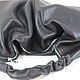 Заказать Сумка - Мешок  - Хобо - Шоппер - черного цвета. Bags by Katerina Klestova (kklestova). Ярмарка Мастеров. . Сумка-мешок Фото №3