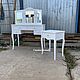 Комплект мебели: столик для макияжа и прикроватная тумбочка, Столы, Москва,  Фото №1