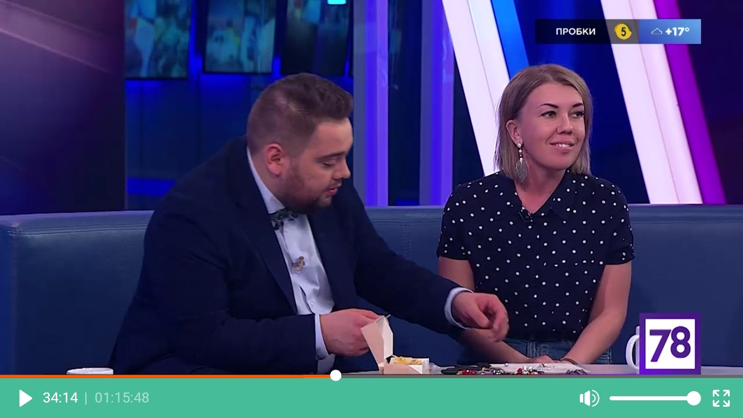 В студии телеканала 78! Интервью !