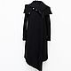 Women coat, black coat, wool coat, winter coat, coat custom coat boho, stylish, a coat for spring, autumn coat, winter coat
