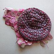 Аксессуары handmade. Livemaster - original item Fashionable Spring Beret Hat Silk Handkerchief Gift to a woman on March 8th. Handmade.