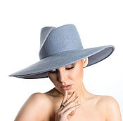 Дизайнеская широкополая шляпа "Валенсия"
