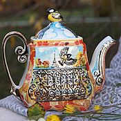 Посуда handmade. Livemaster - original item Porcelain teapot 