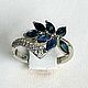Silver ring with natural sapphires 'dream' (17). Rings. podval (podval). My Livemaster. Фото №4