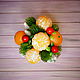 Bouquet of tangerines in craft pots. Soap. LeMaSoap (olesya-mashkova). Online shopping on My Livemaster.  Фото №2