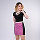 Mini skirt black-pink-purple. Skirts. Skirt Priority (yubkizakaz). Online shopping on My Livemaster.  Фото №2