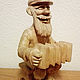 Wooden figurine 'Accordion'. Figurines. DmitryTreskov. My Livemaster. Фото №5