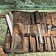 Скрутка для ножей, чехол  с 2 карманами на молнии. Чехол. MaSoni  leather Елена. Ярмарка Мастеров.  Фото №6
