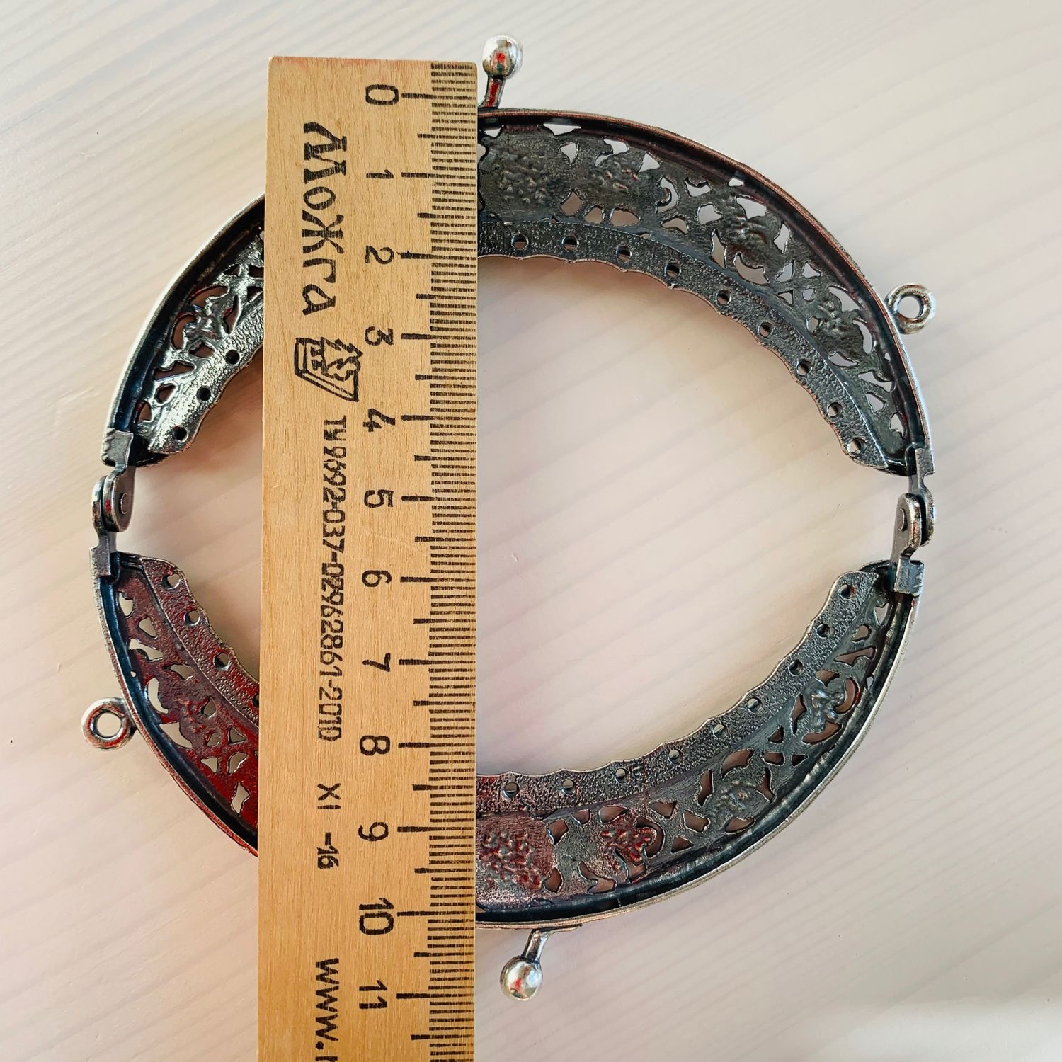 Пришивной фермуар с ювелирным покрытием. Российское производство! на ...