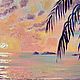 Order  Oil painting Landscape 'Evening at the sea'. Fine Art for Joy. Livemaster. . Pictures Фото №3
