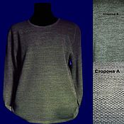 Мужская одежда handmade. Livemaster - original item Flax .Long sleeve Flake jumper .Dimensions without limits. Handmade.