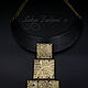 Necklace 'Klimt's Gold'. Necklace. ZaiZaiJewelry (zaizai). Online shopping on My Livemaster.  Фото №2