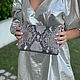 Clutch made from Python, Clutches, Moscow,  Фото №1