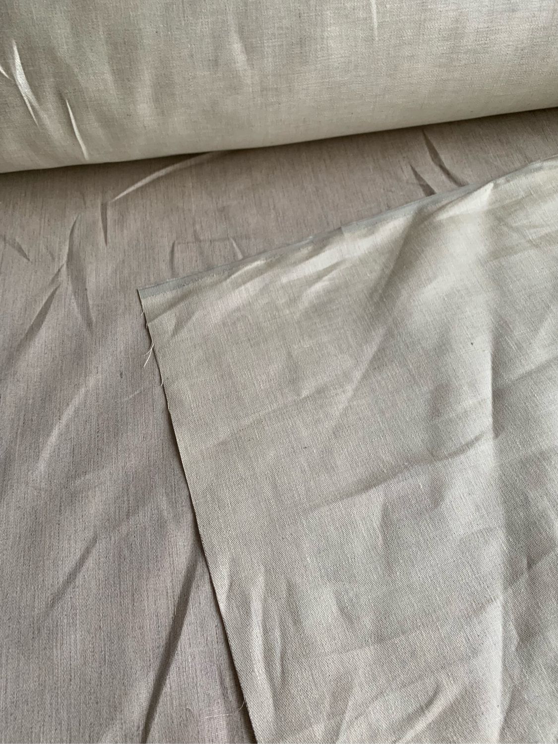 Лён-жаккард 100% «Слоновая кость» купить в интернет-магазине Ярмарка ...