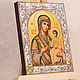 Iverskaya icon of the mother Of God (14h18cm). Icons. ivelir. Online shopping on My Livemaster.  Фото №2