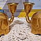 Винтаж: Продано! Латунный подсвечник слоников Haku Handwerkskunst Германия. Подсвечники винтажные. Love&Vintage. Интернет-магазин Ярмарка Мастеров.  Фото №2