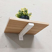 Table paper towel holder made of wood in loft style