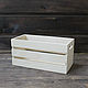 Wooden box with handles 23/11/11 cm. Blanks for decoupage and painting. Artfabrika. Online shopping on My Livemaster.  Фото №2