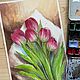 Pintura para interiores ' Tulipanes', Pictures, Kemerovo,  Фото №1