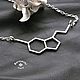 Pendant 'Serotonin Molecule' - stainless steel, Pendant, St. Petersburg,  Фото №1