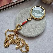 Винтаж handmade. Livemaster - original item Joan Rivers necklace, magnifying glass, vintage USA. Handmade.