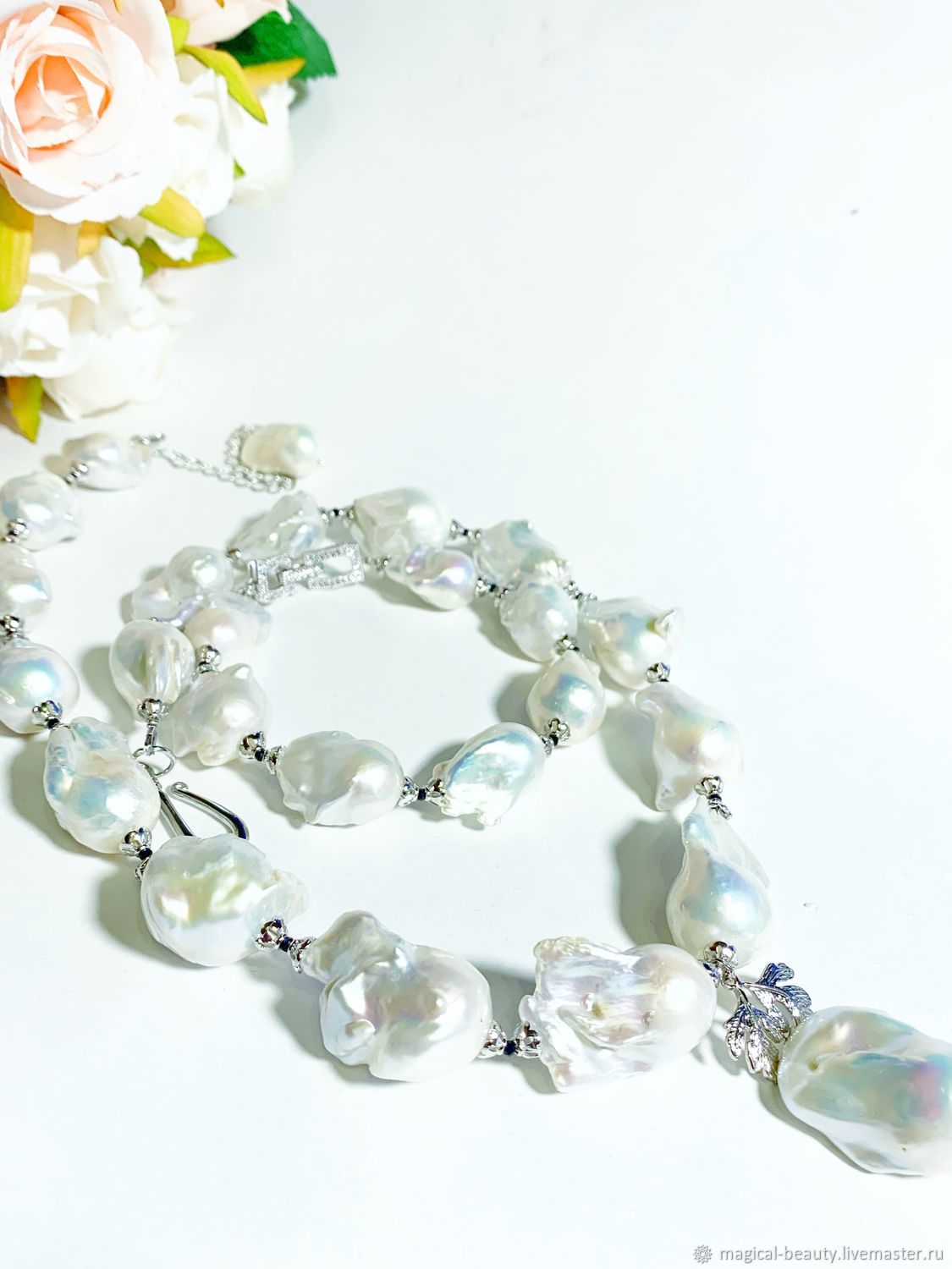 Жемчужное колье с барочным жемчугом в интернет-магазине на Ярмарке ...