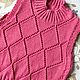 Children's vest made of 100% Mary Ex pink wool, Childrens vest, St. Petersburg,  Фото №1