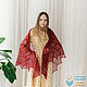 Shawl Cherry Orchard shoulder cape triangular. Shawls. Bright Shawls by BorchankaZL. My Livemaster. Фото №6