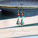 Order Earrings The way to Tibet earrings with coral and turquoise coral earrings. Ritasdreams (ritasdreams). Livemaster. . Earrings Фото №3