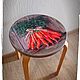 Decoupage stool ' Merry harvest'. Stools. nikazvereva. My Livemaster. Фото №6
