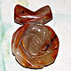 Suspension: Carved rose agate, Pendants, ,  Фото №1
