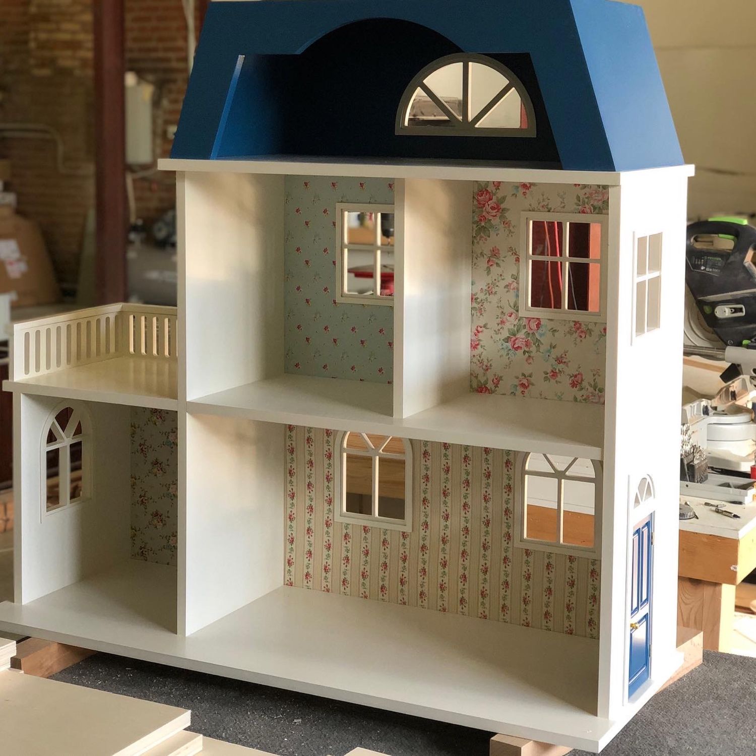 Кукольный домик Хэлли, с мебелью 27 элементов (_KE)