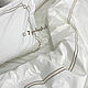 Белое постельное белье с вышивкой стильное постельное белье. Комплекты постельного белья. Элитное постельное белье на заказ. Интернет-магазин Ярмарка Мастеров.  Фото №2