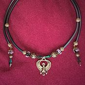 Украшения handmade. Livemaster - original item Bronze necklace 