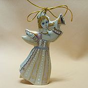Сувениры и подарки handmade. Livemaster - original item Flying Angel Christmas Tree toy china. Handmade.